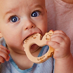 B.Box Trio Teether - Blush Monsters