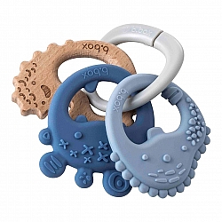 B.Box Trio Teether - Lullaby Blue Monsters
