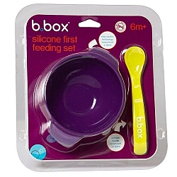 B.Box Silicone First Feeding Set 6M+ - Passion Splash