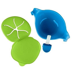 B.Box 3 in 1 Bowl with Lid and Straw & Snack Insert-Ocean breeze