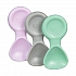 B.Box Mini Spoon Set 3 Packs Pastels Sage/Silver/Pink