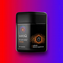 MitoQ Brain 60 Vege Capsules MitoQ 健脑新版锐智胶囊 60粒