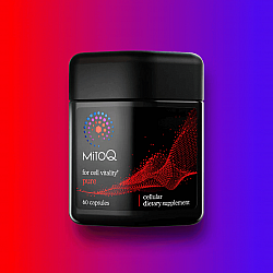 MitoQ Pure 5mg 60 Vege Capsules MitoQ 经典胶囊 60粒 靶向专利