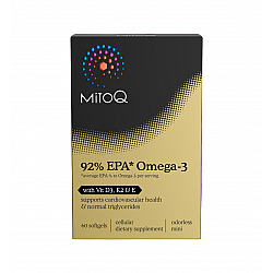 MitoQ 高纯鱼油 92% EPA 保护心血管健康 60粒