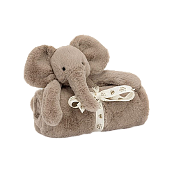 Jellycat Smudge Elephant Blankie  史玛吉大象毛毯 SMG4BLNK  高56cm x 宽70cm