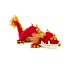 Jellycat  Celebration Dragon 庆典龙毛绒玩具 CEL2D 宽42cmx高11cm