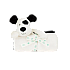 Jellycat  Bashful Black & Cream Puppy Blankie  害羞的黑奶油小狗毯子 BLNK4BCP  高56cm x 宽70cm