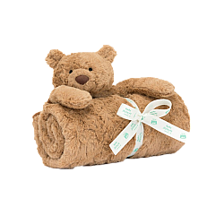 Jellycat Bartholomew Bear Blankie 巴塞罗安睡熊毯子 BLNK4BAR 高56cm x 宽70cm