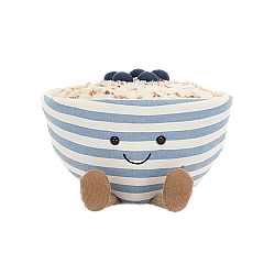 Jellycat Amuseable Oats 趣味燕麦碗 毛绒玩具 A4OAT 高14cm x 宽18cm