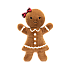 Jellycat]Jolly Gingerbread Ruby Original  开心姜饼露比毛绒玩具 JGB3R  高18cm