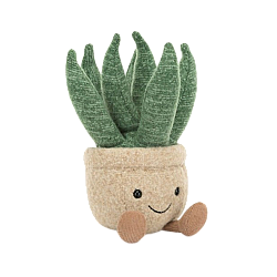 Jellycat Amuseables Aloe 趣味芦荟植物毛绒玩具  Vera Small小号 A6AV 坐高14cm