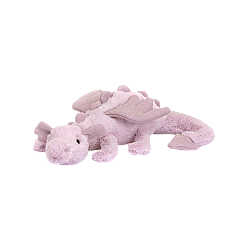 Jellycat Lavender Dragon  薰衣草紫色龙 毛绒玩具 Lagre大号  LAV1DD 高19cm x 宽66cm