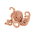 Jellycat Odell Octopus Tiny  幼小的奥德儿章鱼柔软毛绒玩具 ODB4OC 高23cm