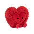 Jellycat  Amuseables Beatie Heart  趣味比蒂爱心 毛绒玩具  A3REDFH   Large 大号  高24cm x 宽23cm