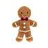 Jellycat Jolly Gingerbread Fred 圣诞节新品开心姜饼弗雷德毛绒玩具 JGB2FT 高32cm