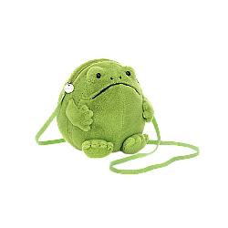 Jellycat Ricky Rain Frog Bag 里奇雨蛙包包斜挎包毛绒玩具 RR4BF 高17cm x 宽17cm