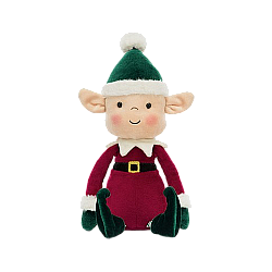 Jellycat Eldo Elf  圣诞节新品德尔道精灵毛绒安抚抱睡公仔毛绒玩具 ELD2E 高30cm