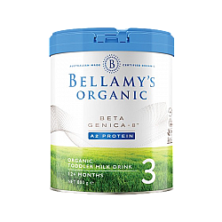 Bellamy's 贝拉米 白金版有机A2蛋白婴幼儿配方奶粉 3段（1-3岁） 800g