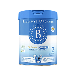 Bellamy's 贝拉米 有机蓝盾 婴儿配方奶粉 2段（6-12个月）800g