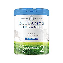 Bellamy's 贝拉米 白金版有机A2蛋白婴幼儿配方奶粉 2段（6-12月）800g