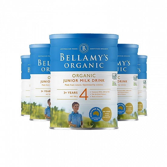Bellamy's 贝拉米婴儿有机奶粉4段*6罐 包邮 Bellamy's 贝拉米婴儿有机奶粉4段*6罐 包邮