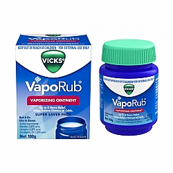 Vicks VapoRub 薄荷通鼻膏 植物清凉鼻塞舒缓膏 2岁以上适用 100g