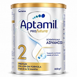 Aptamil Profutura 爱他美白金铂金版 婴幼儿奶粉 2段 800g/900g [3罐/6罐可选]