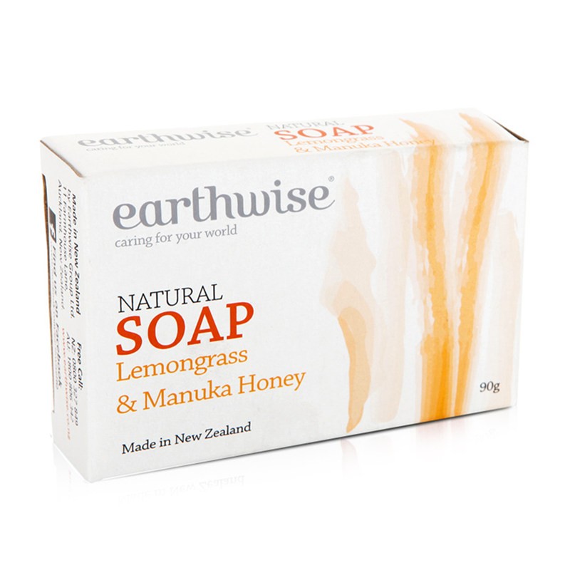Earthwise 天然香皂 90g 柠檬草麦卢卡蜂蜜味