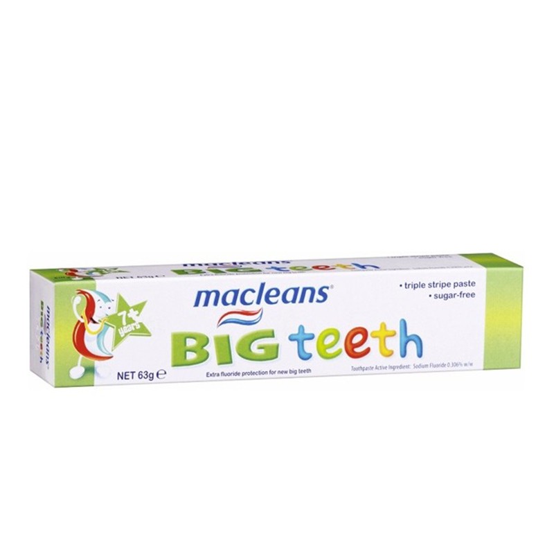 Macleans 低氟儿童牙膏 63g big teeth 7岁以上适用