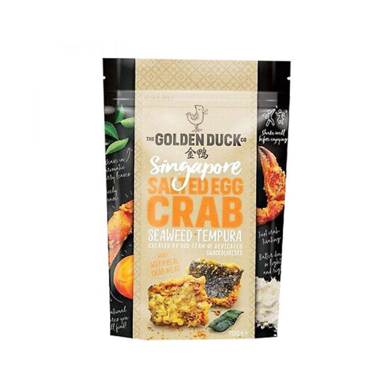 Golden Duck 金鸭风味咸蛋黄螃蟹风味脆紫菜 110g