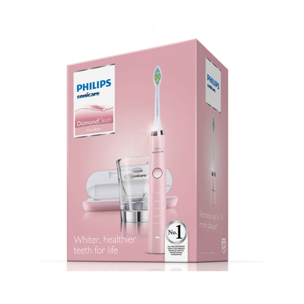 Philips Sonicare HX9362/67 飞利浦钻石亮白智能型声波电动牙刷 粉色