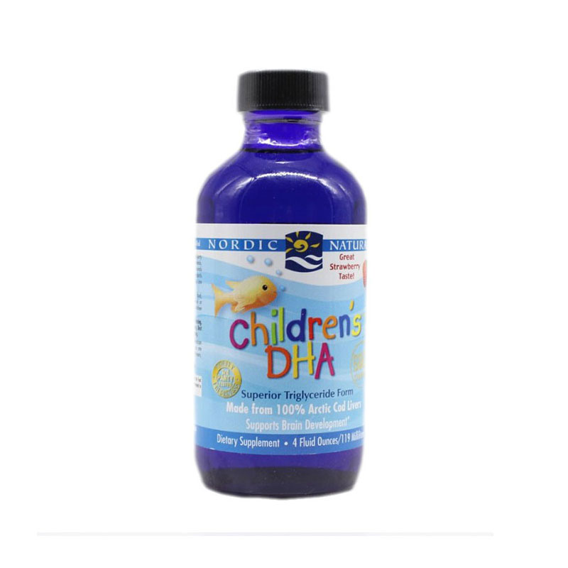 Nordic Naturals 挪威小鱼 儿童DHA草莓味 119ml