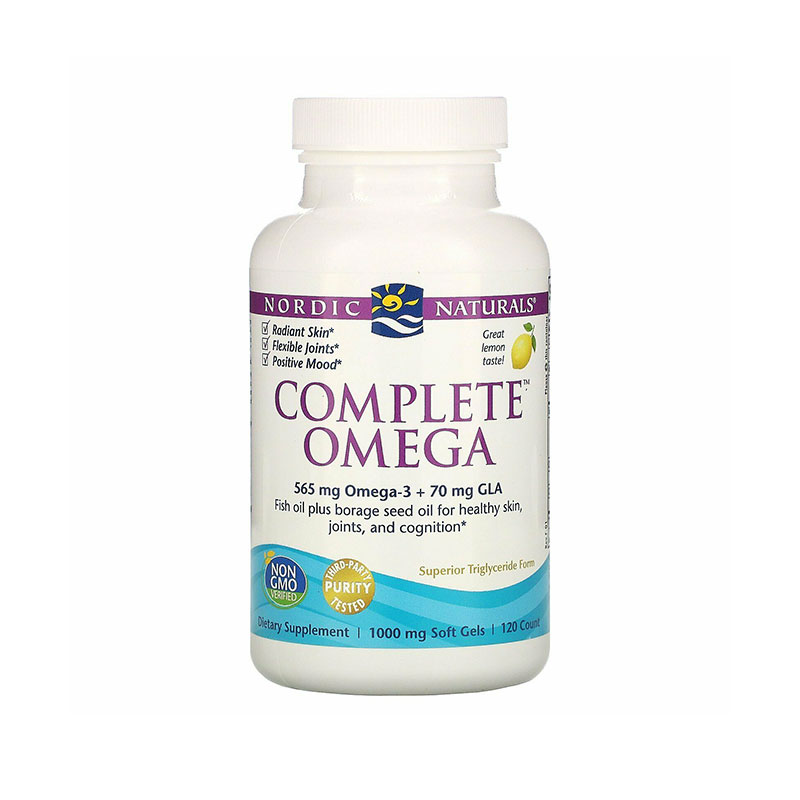 Nordic Naturals 挪威小鱼 女性全配比深海Omega-3鱼油软胶囊 柠檬味 120粒