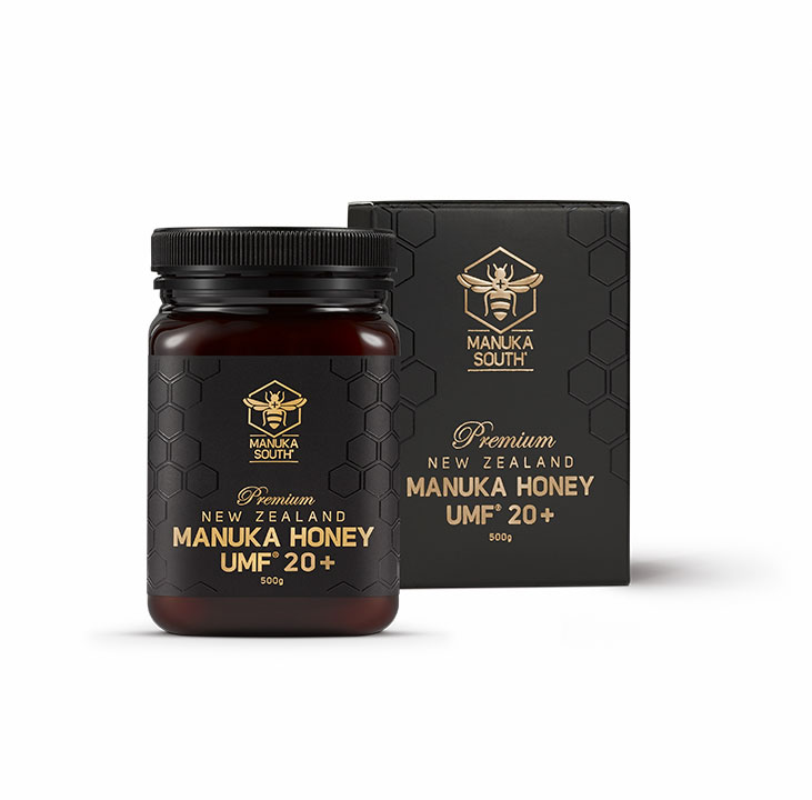 (一瓶包邮) Manuka South® 麦卢卡蜂蜜 黑色礼盒装 UMF 20+ 500gm (boxed)