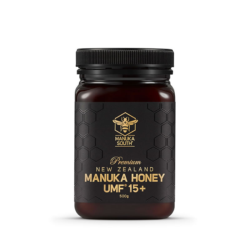 (1瓶包邮) Manuka South® 麦卢卡蜂蜜 黑色礼盒装 UMF 15+ 500gm (boxed)