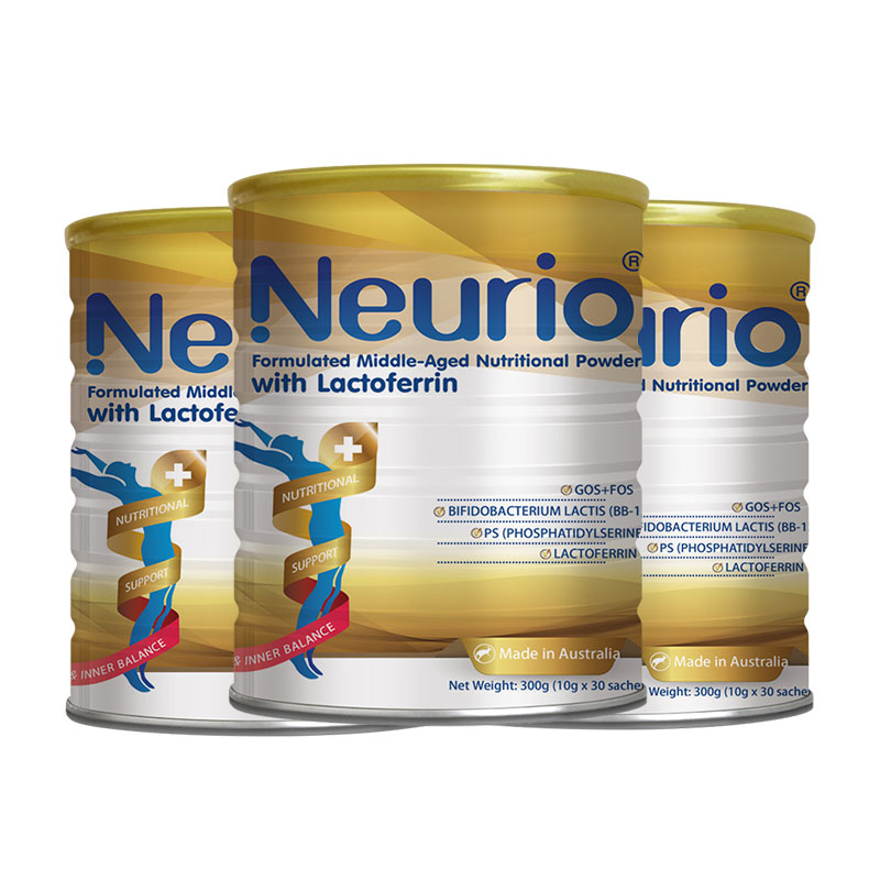 Neurio 纽瑞优 中老年乳铁蛋白粉 300g*3罐