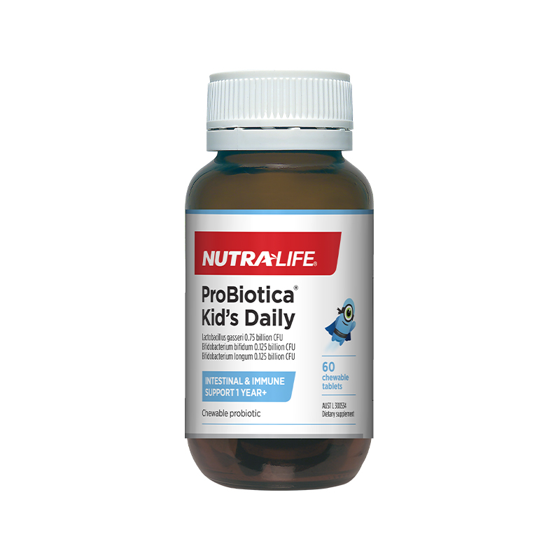 Nutralife 纽乐 儿童益生菌片 新包装 60片咀嚼片 日服型