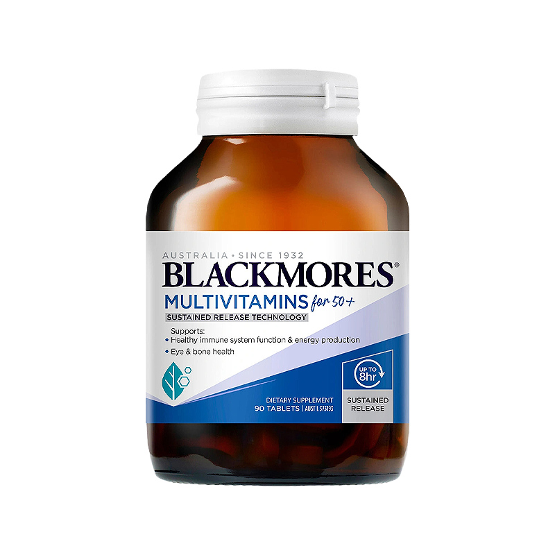 Blackmores 澳佳宝 复合维生素胶囊 50岁以上 90片（含碘）