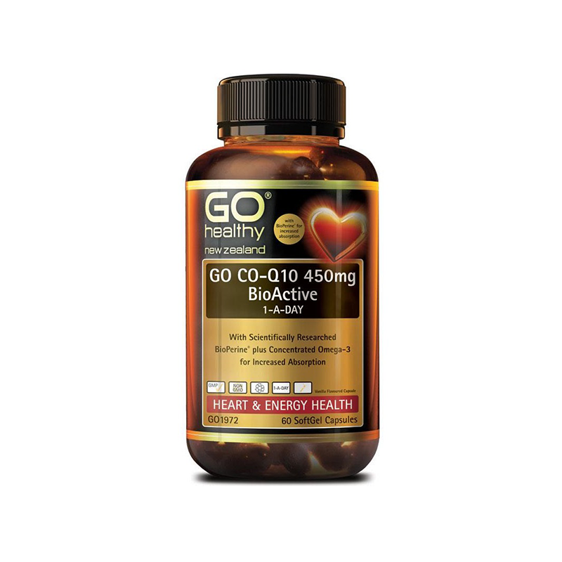 Go healthy 高之源 辅酶Q10胶囊 护心宝 450mg 60粒