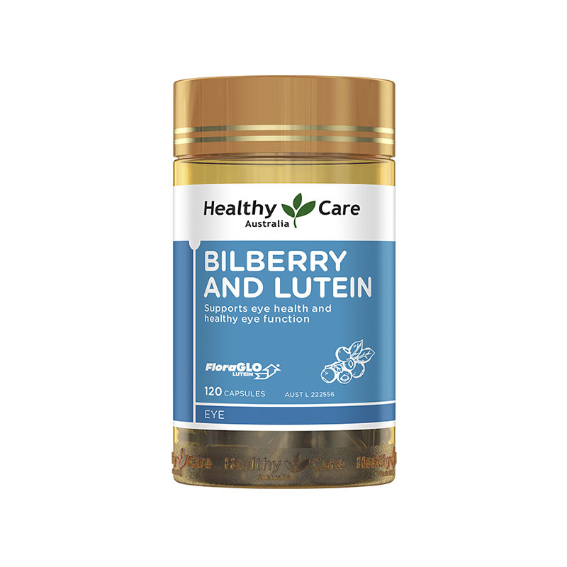 Healthy Care Bilberry Lutein 蓝莓素叶黄素护眼胶囊 120粒