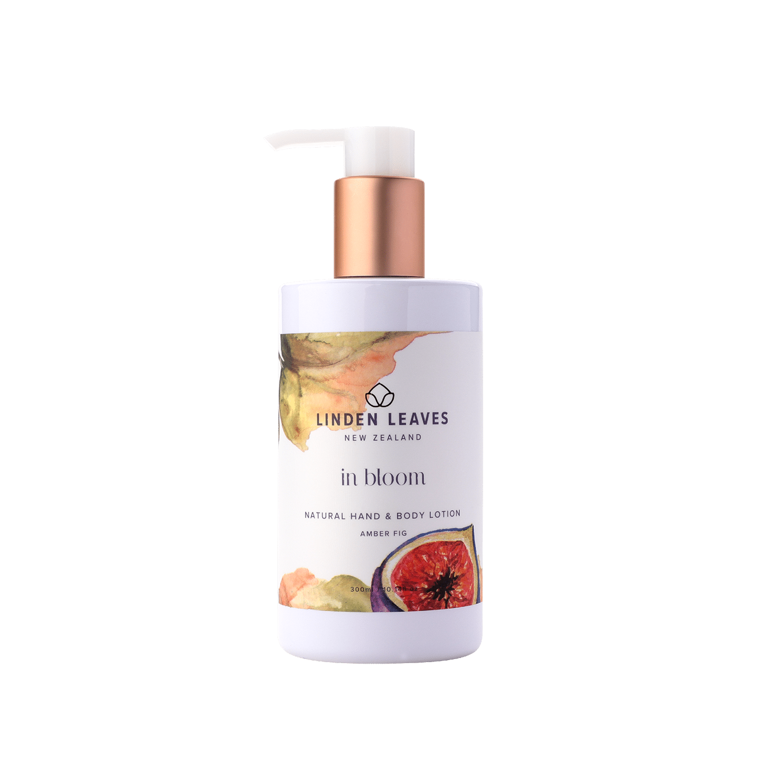 Linden Leaves 琳登丽诗 in bloom 绽放系列 hand & body lotion 润肤乳 amber fig 琥珀红心果 300ml