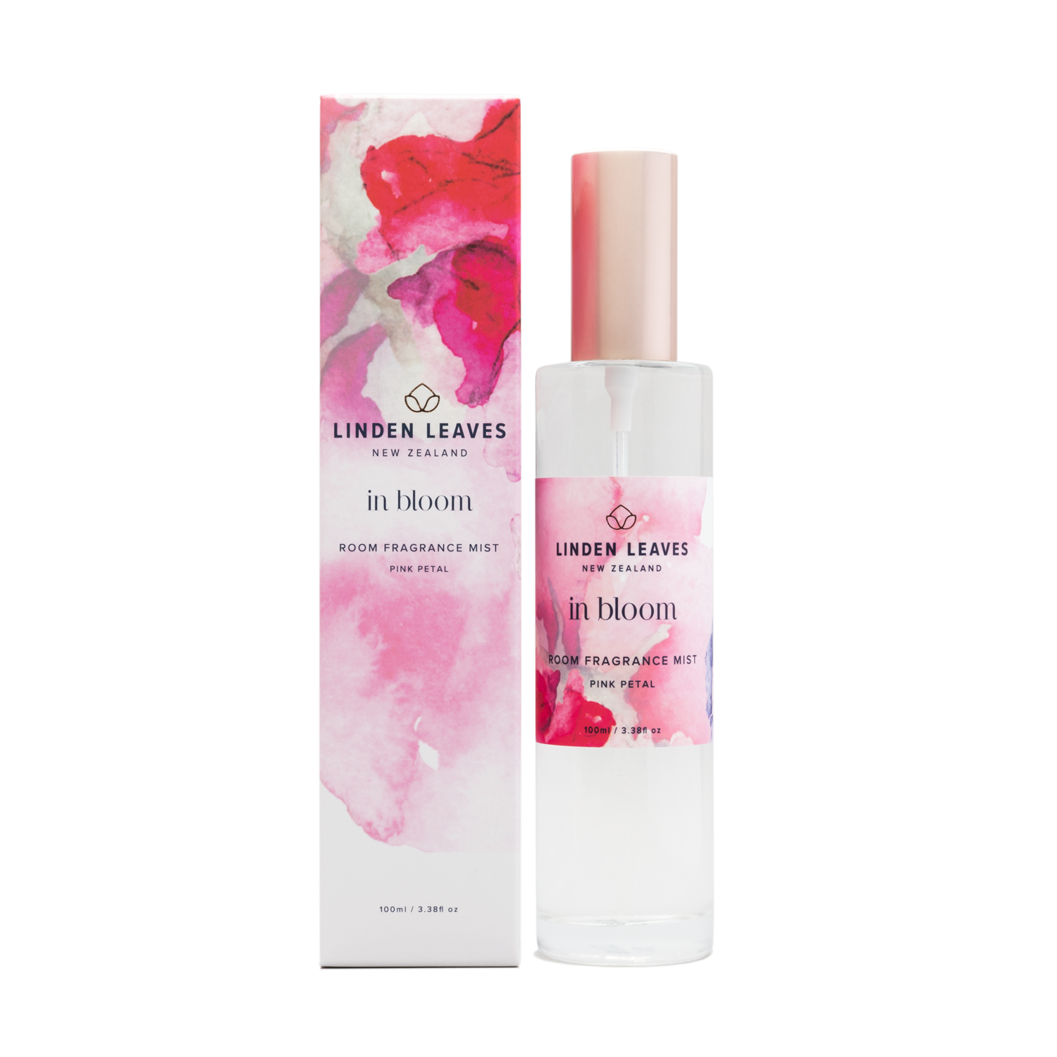 Linden Leaves 琳登丽诗 in bloom 绽放系列 room fragrance mist - 香型喷雾 pink petal 粉色花瓣 100ml