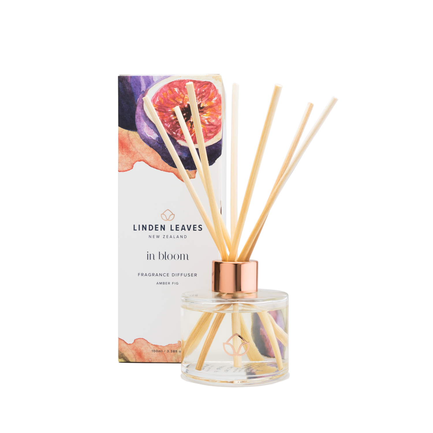 Linden Leaves 琳登丽诗 in bloom 绽放系列 fragrance diffuser - 香薰 amber fig 琥珀红心果 100ml