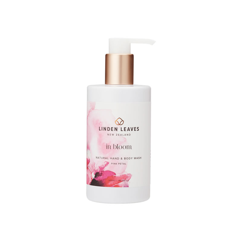 Linden Leaves 琳登丽诗 in bloom 绽放系列 hand & body wash 沐浴露 pink petal 粉色花瓣 300ml