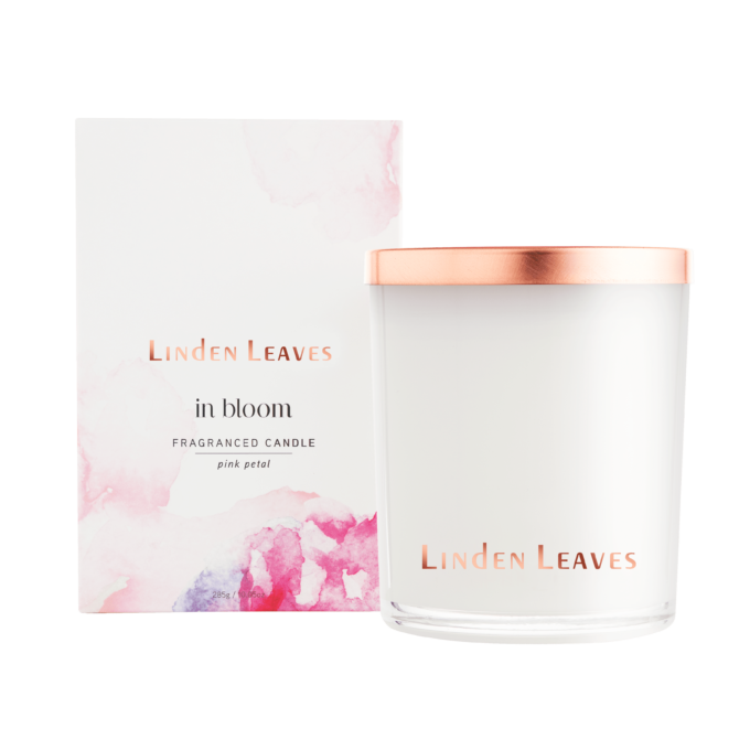 Linden Leaves 琳登丽诗 in bloom 绽放系列 soy candle - 豆蜡蜡烛 pink petal 粉色花瓣 300g