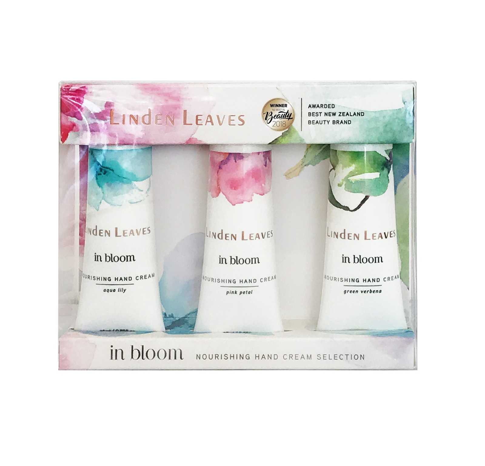 Linden Leaves 琳登丽诗 in bloom 绽放系列 hand cream set - 护手霜套装 in bloom hand cream selection 3 x 25ml