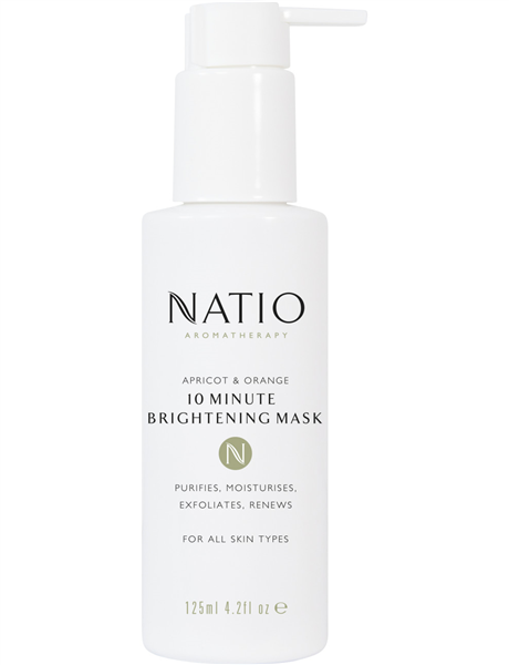 Natio 10分钟亮白面膜 125ml Natio Apricot & Orange 10 Minute Brightening Mask 125mL