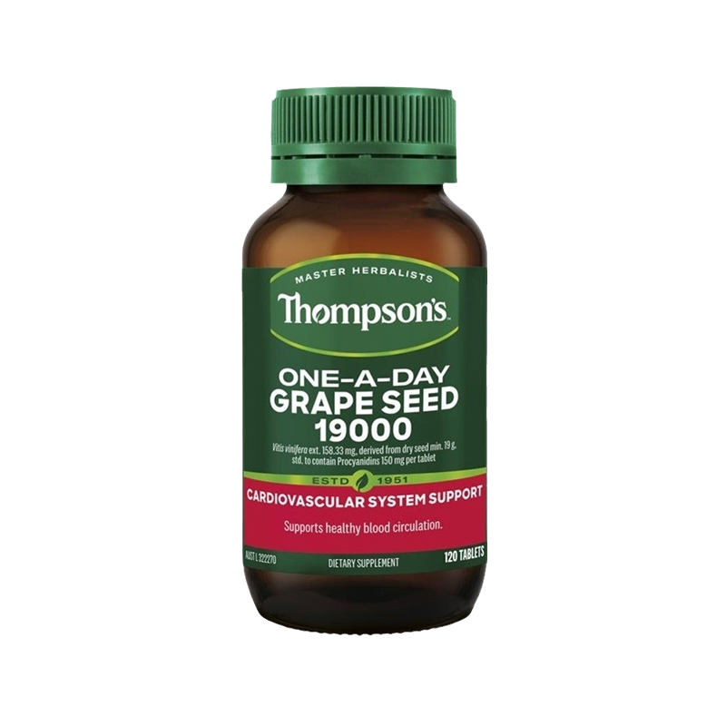 Thompson's 汤普森 葡萄籽精华19000mg 120粒