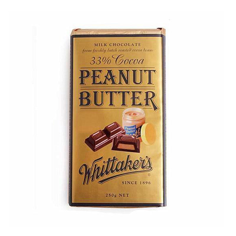 Whittakers 惠特克巧克力 花生酱夹心味 250克