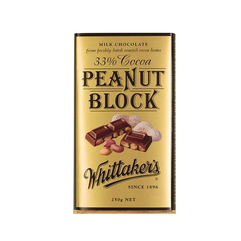 Whittakers 惠特克 天然有机花生夹心巧克力 250g